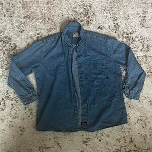 Dickie's Denim Button Down